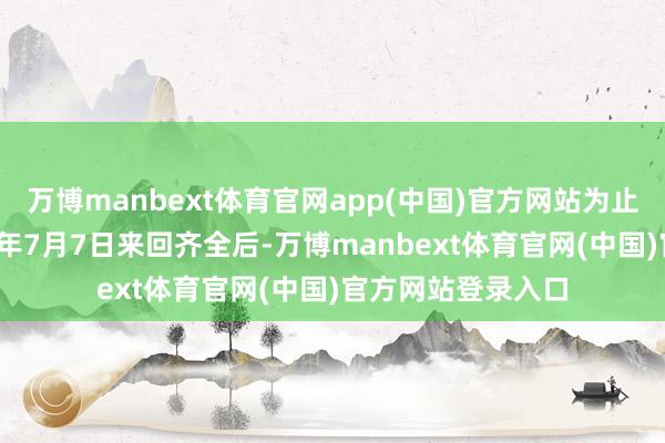 万博manbext体育官网app(中国)官方网站为止债权登记日2025年7月7日来回齐全后-万博manbext体育官网(中国)官方网站登录入口