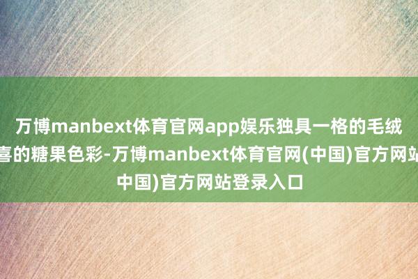 万博manbext体育官网app娱乐独具一格的毛绒质感及讨喜的糖果色彩-万博manbext体育官网(中国)官方网站登录入口